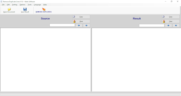 Remove Duplicate Lines screenshot