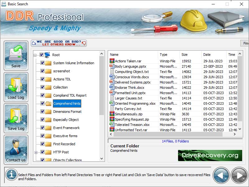 Professional Data Recovery Tool screenshot