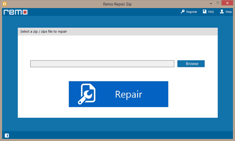Remo Repair Zip File screenshot
