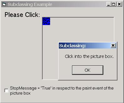 Subclassing ActiveX screenshot