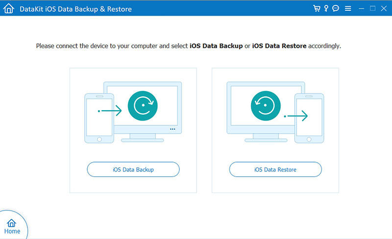 DataKit Mac iOS Data Backup Restore screenshot