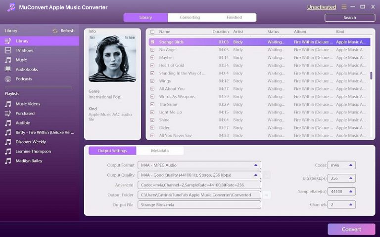 MuConvert Apple Music Converter screenshot