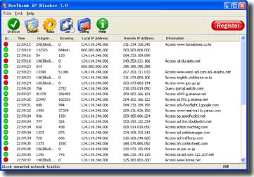 IP Blocker Firewall screenshot