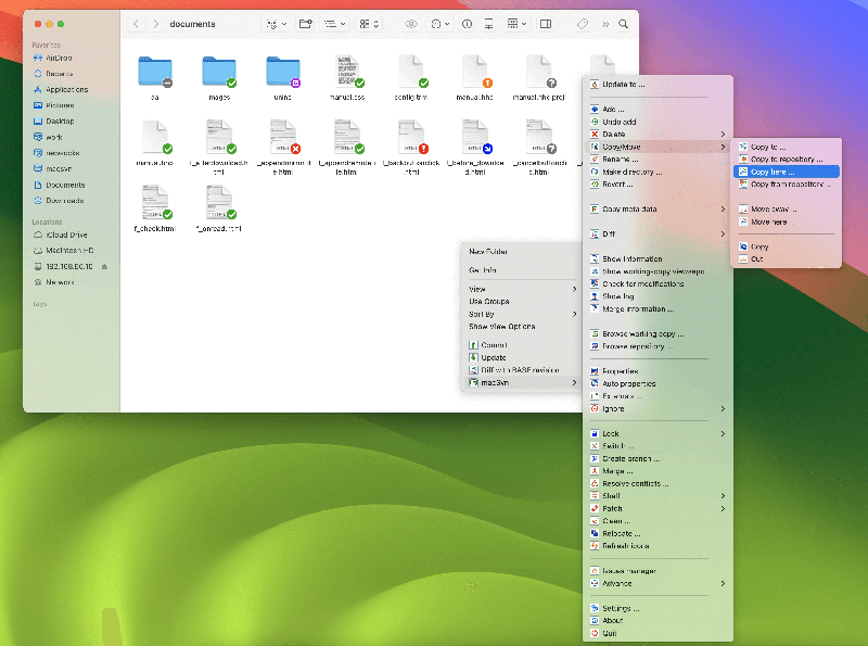 macSvn screenshot