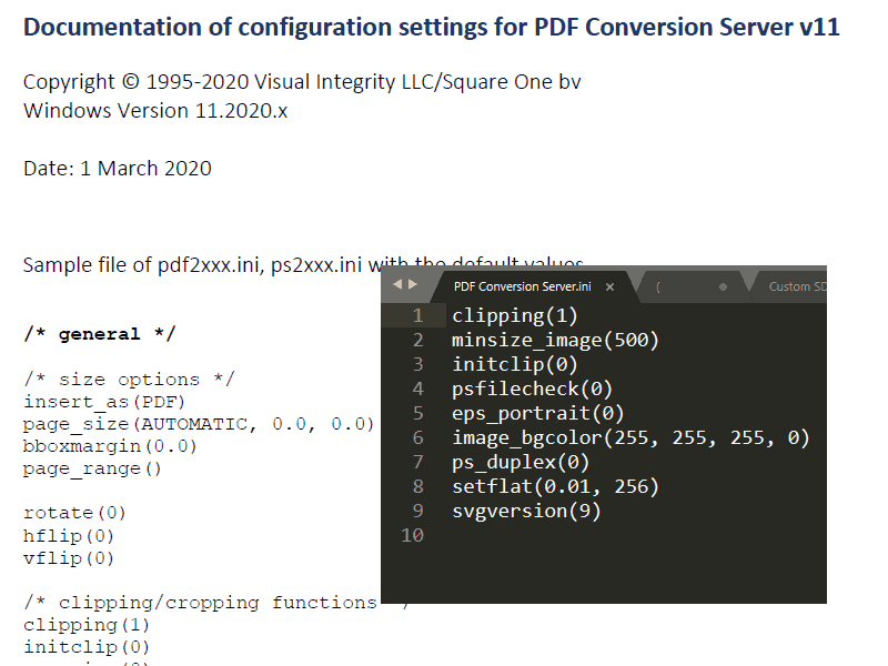 PDF Conversion Server screenshot