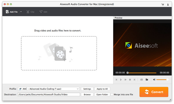 Aiseesoft Audio Converter for Mac screenshot