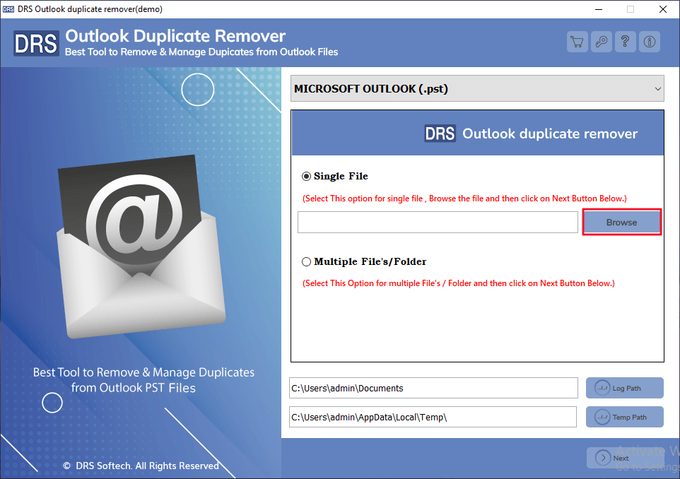 Duplicate Remover for Outlook screenshot