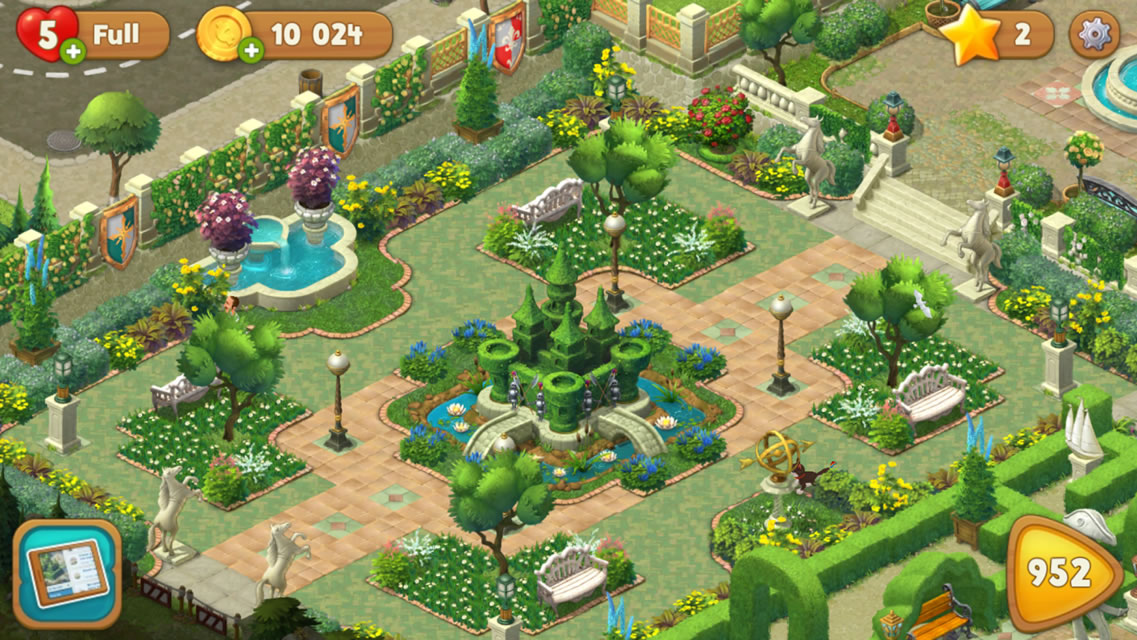 EmulatorPC Gardenscapes screenshot