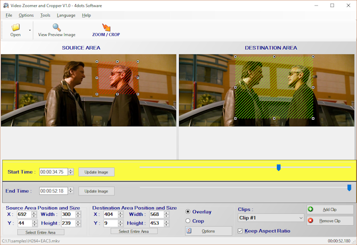 Video Zoomer and Cropper screenshot