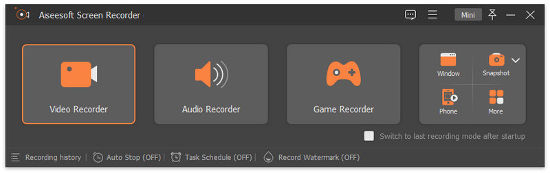 Aiseesoft Screen Recorder screenshot