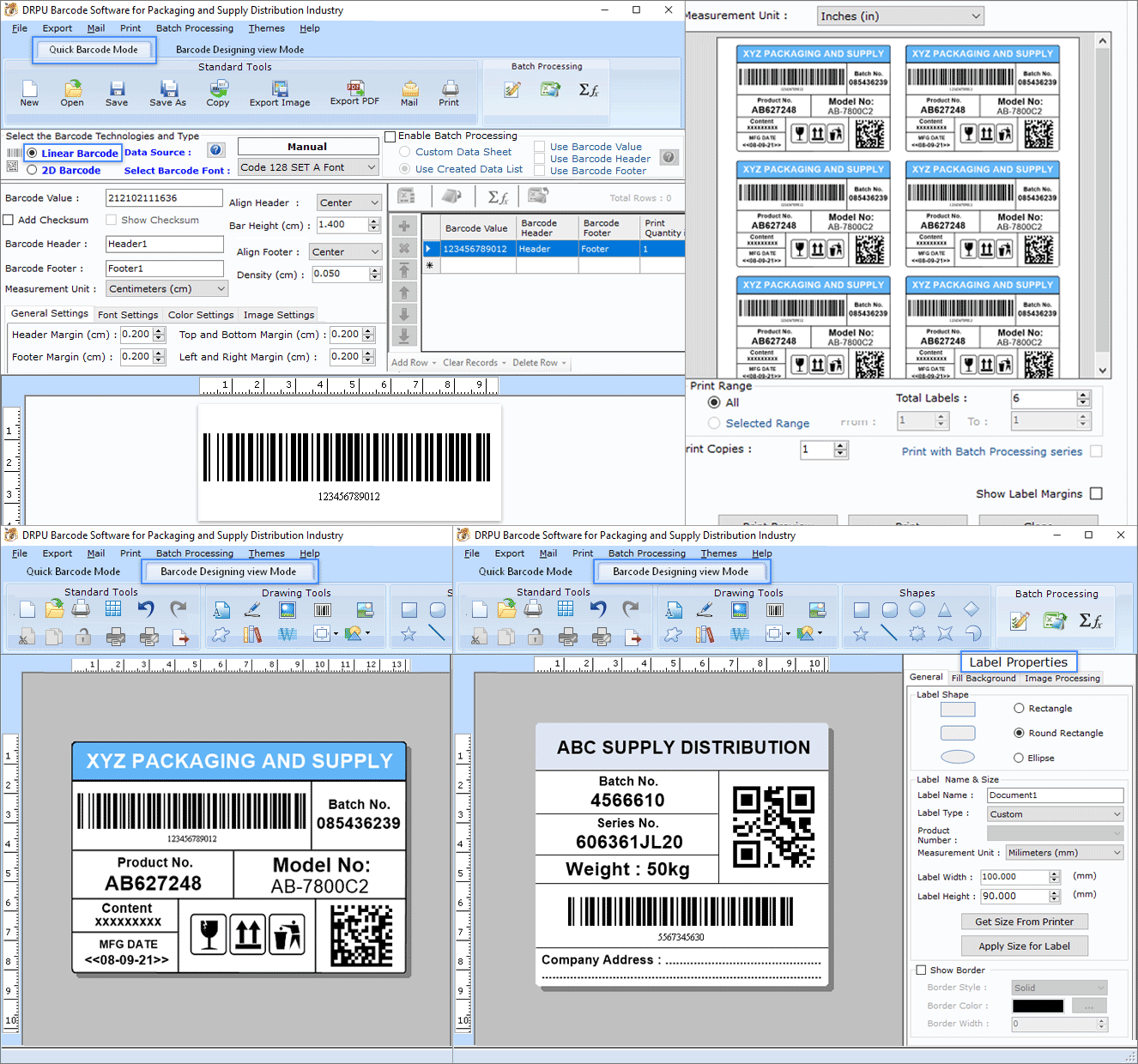 Barcode Generator for Distribution screenshot