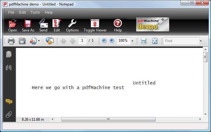 pdfMachine screenshot