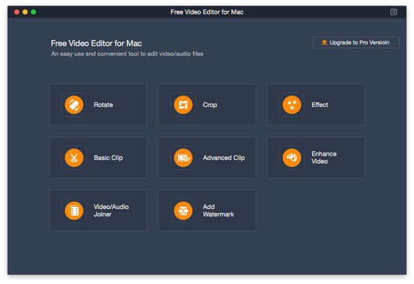 Aiseesoft Free video Editor for Mac screenshot