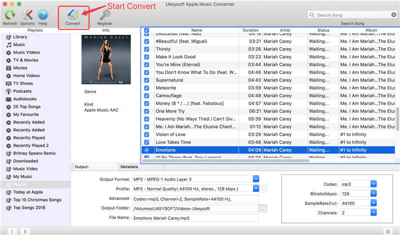 UkeySoft Apple Music Converter for Mac screenshot