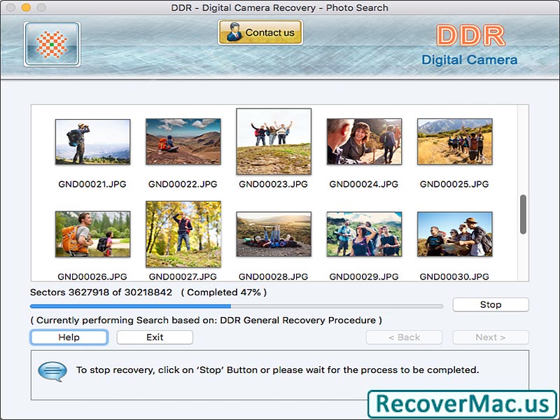 Recover Mac for Digital Camera screenshot