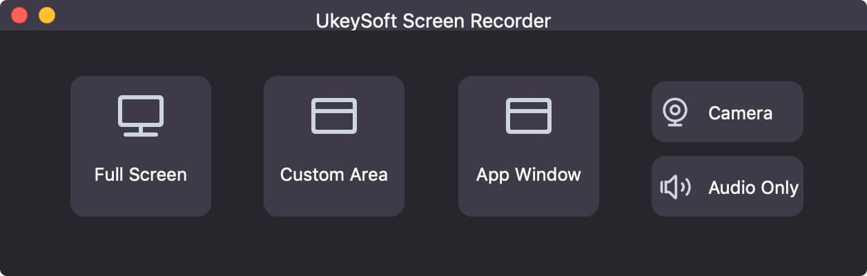 UkeySoft Screen Recorder (Mac) screenshot