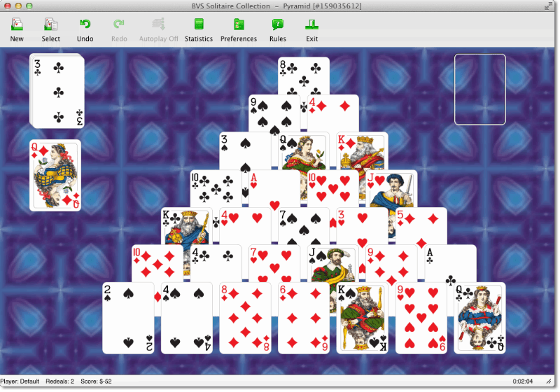 BVS Solitaire Collection for Mac screenshot