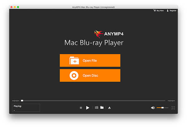 AnyMP4 Mac Blu-ray Player screenshot