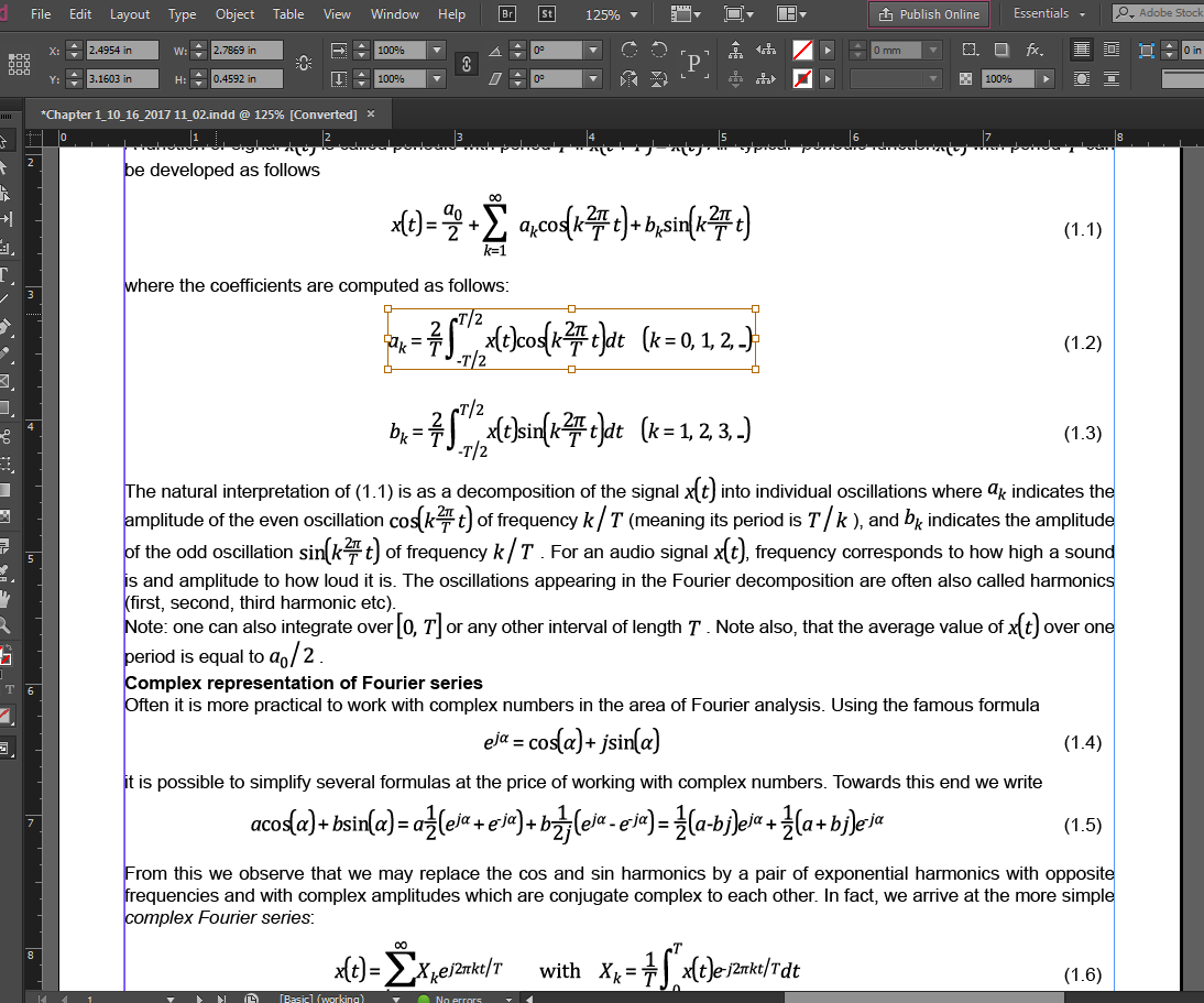 MathML Kit for Adobe Creative Suite screenshot