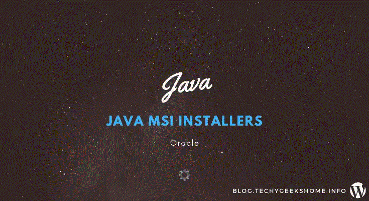 MSI Installers for Java screenshot