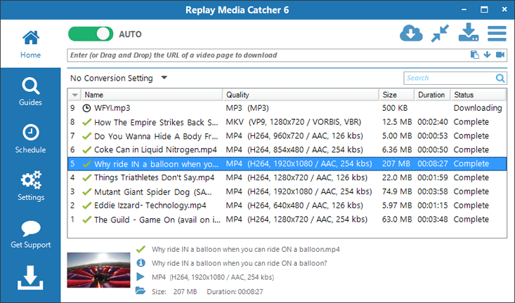 how to use replay media catcher to save movies on netflix