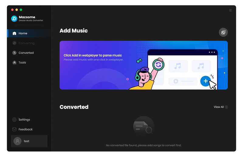 Macsome Deezer Music Converter for Mac screenshot
