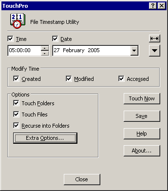 TouchPro screenshot