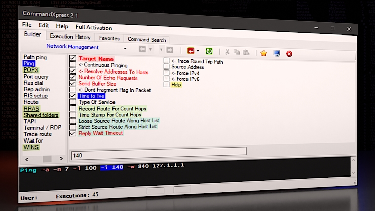 CommandXpress screenshot